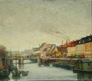 RICHTER, Johan Channel scenery from Copenhagen china oil painting artist